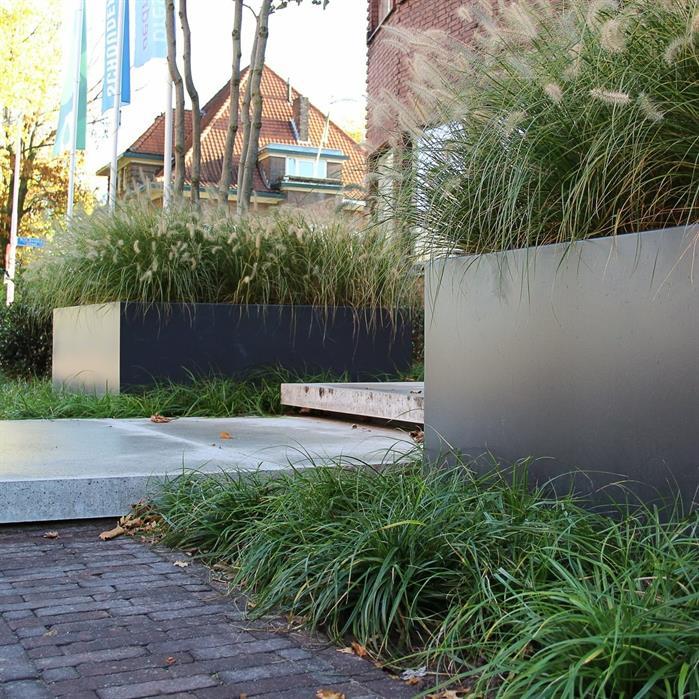 AFW4.3 - Aluminium,Plantenbakken,CARREZ Zonder bodem,1200 x 1200 x 400 mm