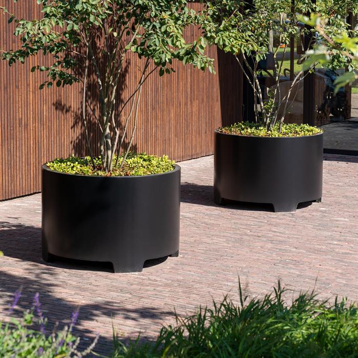 AMP4.1 - Aluminium,Plantenbakken,CIRCUM met poten,1200 x 800 mm