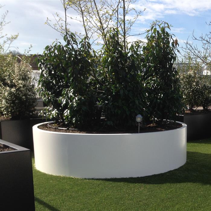 AMW1.2 - Aluminium,Les jardinières,CIRCUM Sans fond,2000 x 600 mm