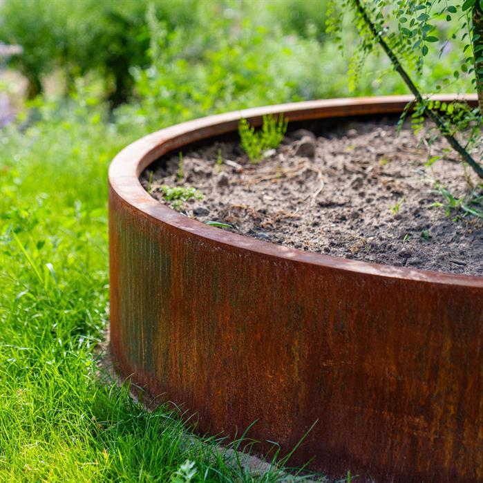 CTW2.2 - Cortenstaal,Plantenbakken,CIRCUM Zonder bodem,1500 x 600 mm
