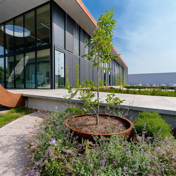 CTW4.3 - Cortenstaal,Plantenbakken,CIRCUM Zonder bodem,1200 x 400 mm