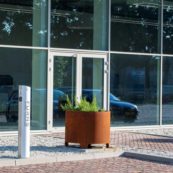 CTP2.1 - Stal kortenowska,Donice,CIRCUM z nózkami,1500 x 800 mm