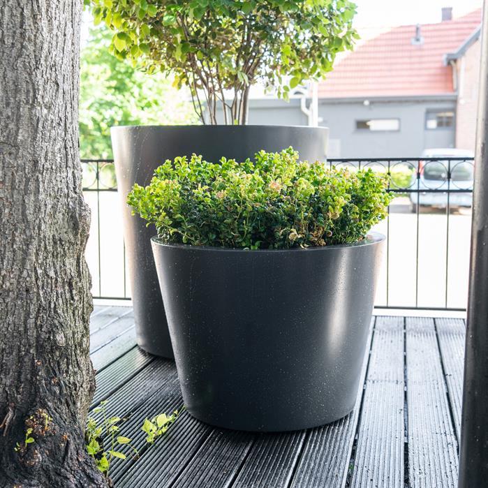 AC4.2 - Aluminium,Plantenbakken,CONIC met bodem,1200 x 600 mm