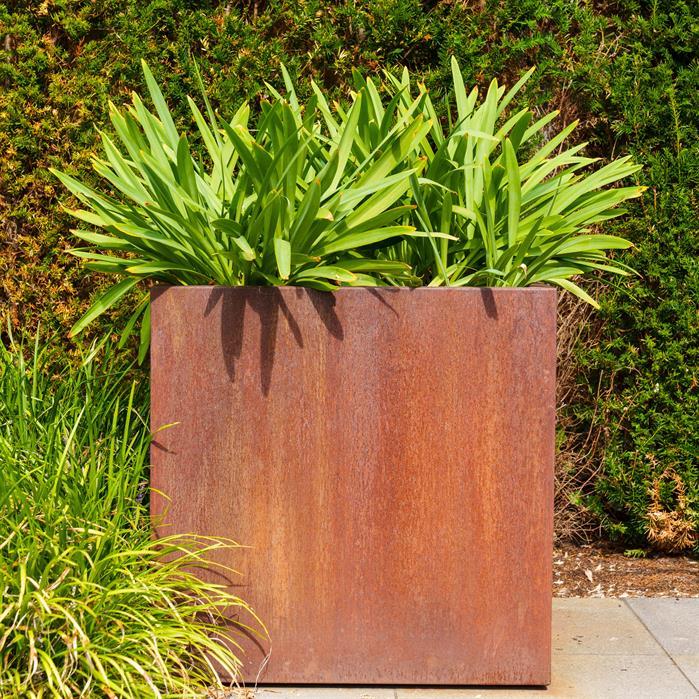 CA22 - Cortenstaal,Plantenbakken,CARREZ met bodem,2000 x 500 x 600 mm