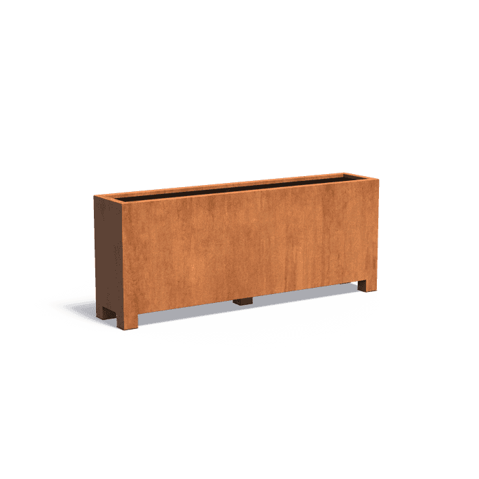CAP24 - Stal kortenowska,Donice,CARREZ z nózkami,2000 x 400 x 800 mm
