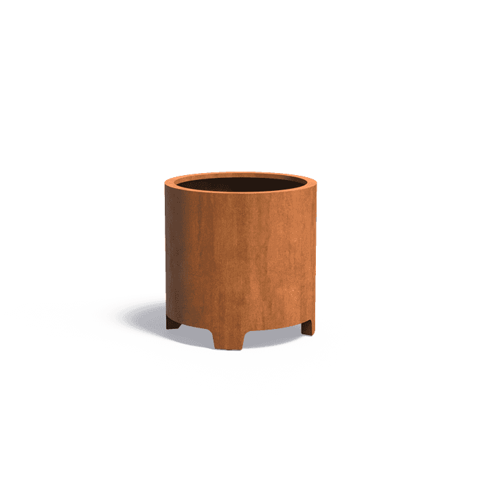 CTP6.1 - Stal kortenowska,Donice,CIRCUM z nózkami,800 x 800 mm