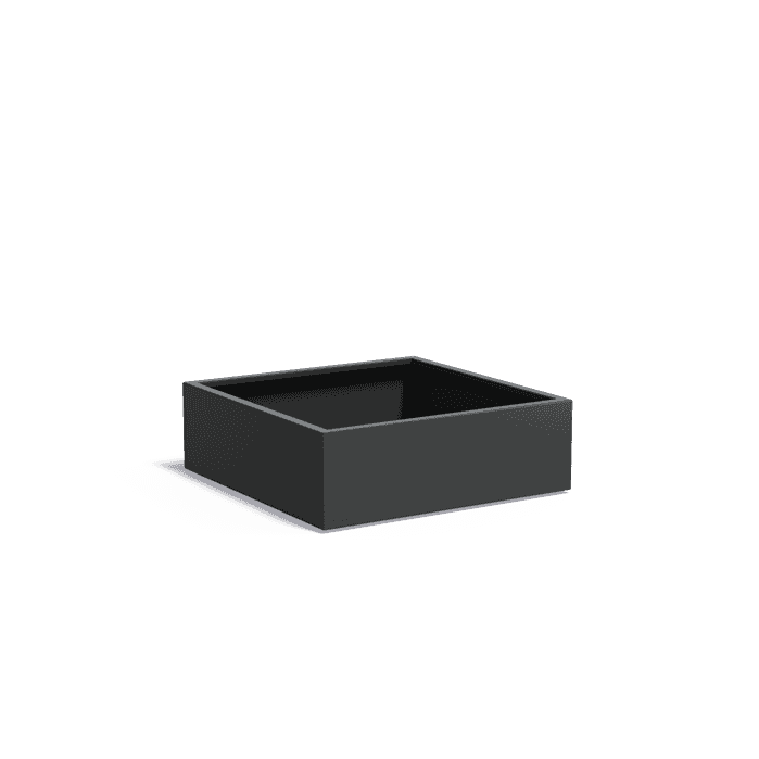 AF4.3 - Aluminium,Planters,CARREZ with bottom,1200 x 1200 x 400 mm