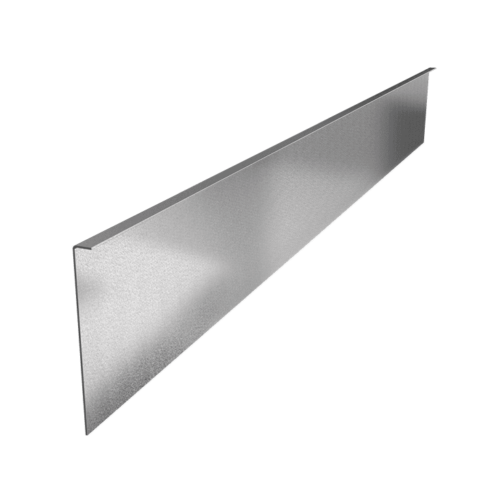 VZ3.290 (1pcs = 2,3m1) - Verzinkt staal,Kantopsluitingen,Kantopsluiting gezette bovenrand,2300 x 3 x 290 mm
