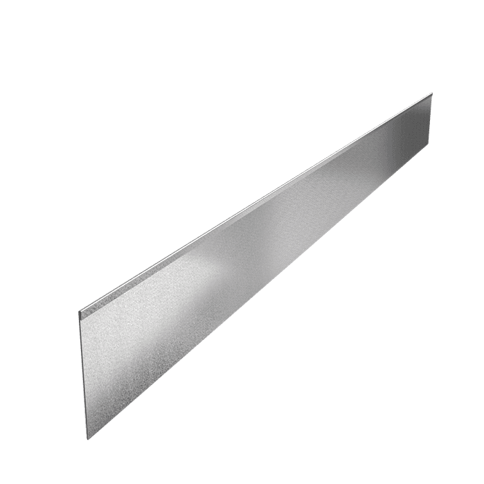 VP2.200 (1pcs = 2,3m1) - Verzinkt staal,Kantopsluitingen,Kantopsluiting geplette bovenrand,2300 x 2 x 200 mm
