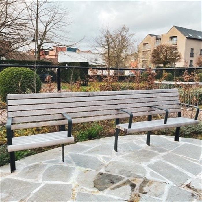 GRBE.2600SAS.Ct garapa - Cortenstaal,Banken,GRO seniorenbank,2600 x 625 x 1110 mm