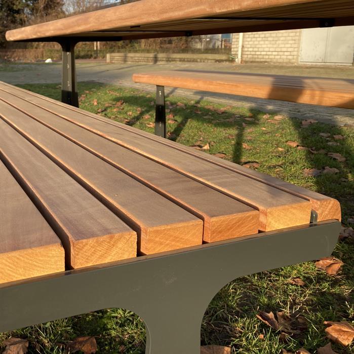 GRPNC.2300.ZnRc.BX bamboe - Gecoat staal,Picknicksets,GRO picknickset,2584 x 2070 x 905 mm