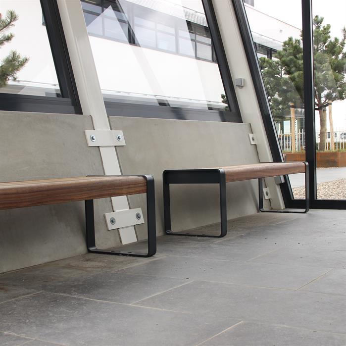 STBE.600.ZnRc.BX bamboe - Gecoat staal,Banken,STORR zonder rugleuning,600 x 440 x 430 mm
