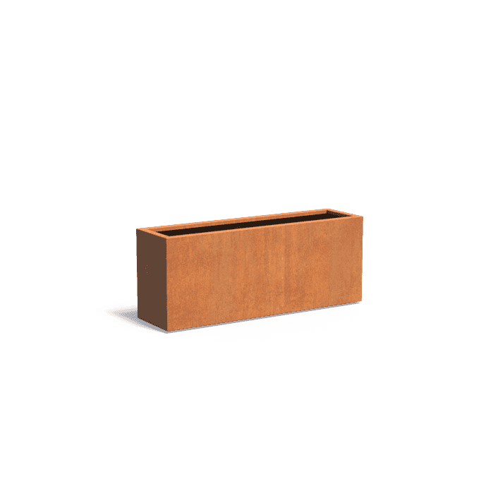 CA30.1 - Cortenstaal,Plantenbakken,CARREZ met bodem,1500 x 400 x 600 mm