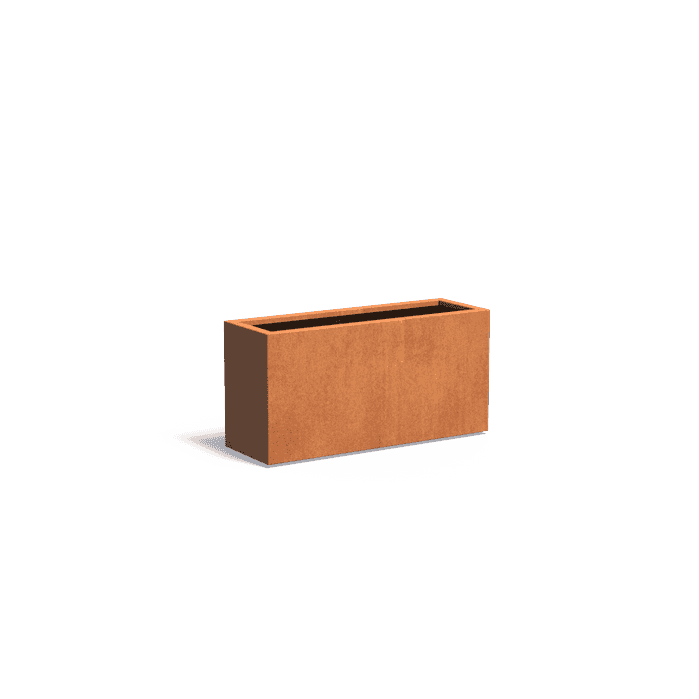 CA30.2 - Cortenstaal,Plantenbakken,CARREZ met bodem,1200 x 400 x 600 mm