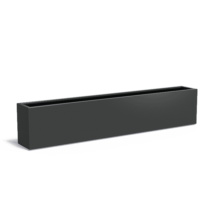 AF30.05 - Aluminium,Plantenbakken,CARREZ met bodem,3000 x 400 x 600 mm