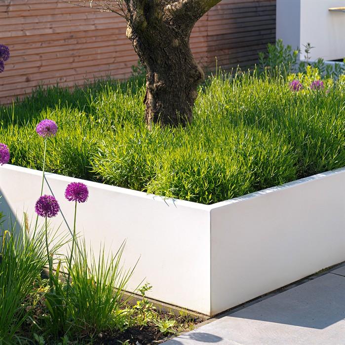 AF30.1 - Aluminium,Plantenbakken,CARREZ met bodem,1500 x 400 x 600 mm