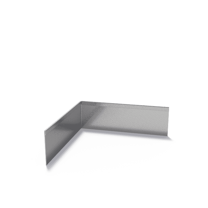VP2.100BU - Verzinkt staal,Kantopsluitingen,Kantopsluiting hoek geplette bovenrand,300 x 300 x 100 mm