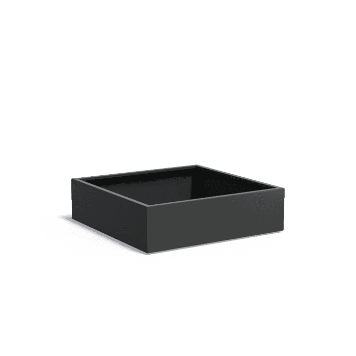 AF3.3 - Aluminium,Les jardinières,CARREZ avec fond,1400 x 1400 x 400 mm