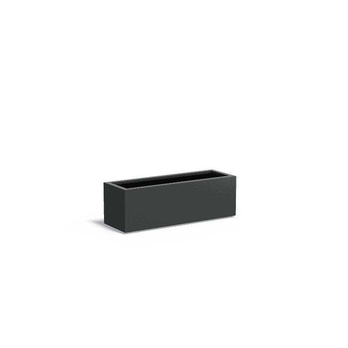 AF25.2 - Aluminium,Les jardinières,CARREZ avec fond,1200 x 400 x 400 mm