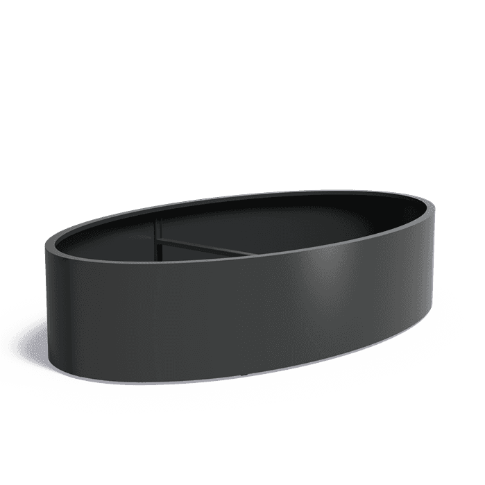 AEL1 - Aluminium,Donice,ELLIPSE z dnem,2800 x 1600 x 600 mm