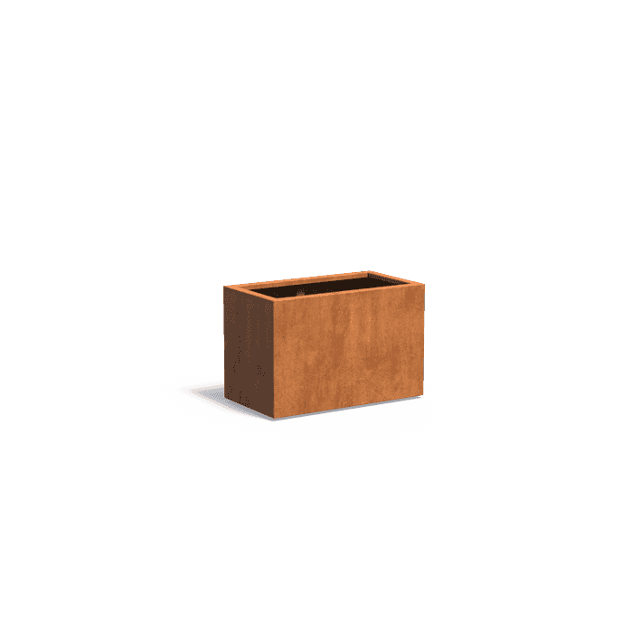 CA22.3 - Stal kortenowska,Donice,CARREZ z dnem,900 x 500 x 600 mm