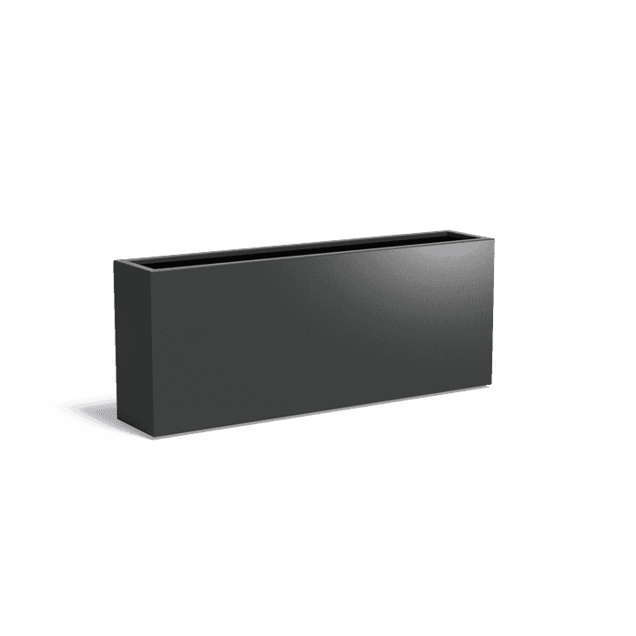 AF24 - Aluminium,Planters,CARREZ with bottom,2000 x 400 x 800 mm