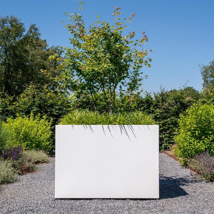 AF25.2 - Aluminium,Plantenbakken,CARREZ met bodem,1200 x 400 x 400 mm
