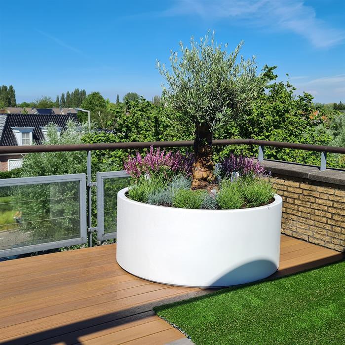 AM8.2 - Aluminium,Les jardinières,CIRCUM avec fond,600 x 1000 mm