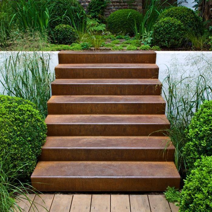 CST3.6 (3 stair steps) - Corten steel,Stairs,Stairs,3000 x 720 x 510 mm