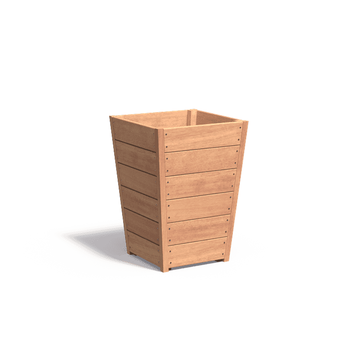HOT6 - Hardhout,Plantenbakken,TAP,600 x 600 x 850 mm