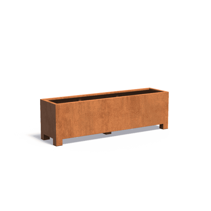 CAP22 - Stal kortenowska,Donice,CARREZ z nózkami,2000 x 500 x 600 mm