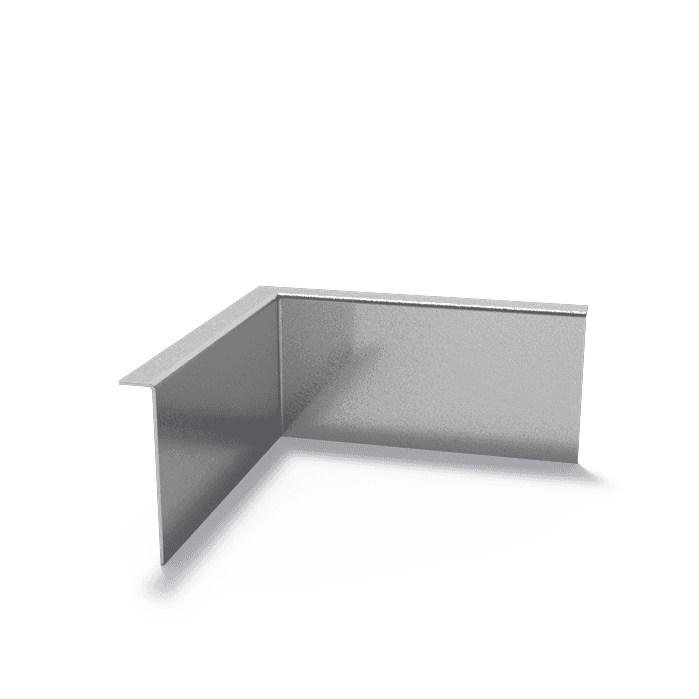 VZ3.150BI - Verzinkt staal,Kantopsluitingen,Kantopsluiting hoek gezette bovenrand,300 x 300 x 150 mm