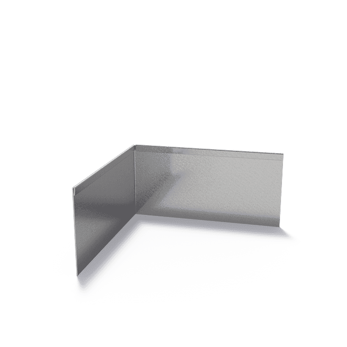 VP2.150BU - Verzinkt staal,Kantopsluitingen,Kantopsluiting hoek geplette bovenrand,300 x 300 x 150 mm