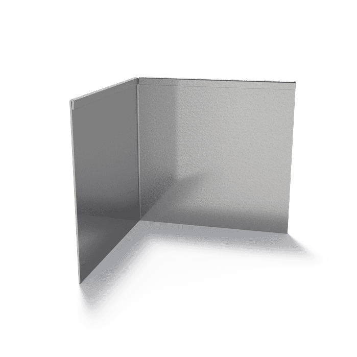 VP3.290BU - Verzinkt staal,Kantopsluitingen,Kantopsluiting hoek geplette bovenrand,300 x 300 x 290 mm
