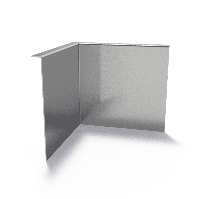 VZ3.290BI - Verzinkt staal,Kantopsluitingen,Kantopsluiting hoek gezette bovenrand,300 x 300 x 290 mm