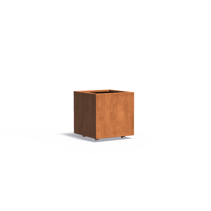 CAWL8 - Stal kortenowska,Donice,CARREZ Na kólkach,600 x 600 x 600 mm