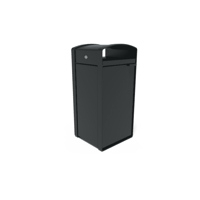 STLB.100.Al - Beschichtetem Stahl,Abfallbehälter,STORR standard,545 x 550 x 1150 mm