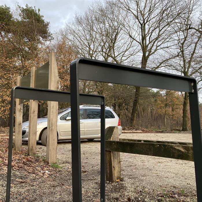 STBS.900.Ct - Cortenstaal,Fietsbeugels,STORR standaard,1040 x 150 x 1056 mm